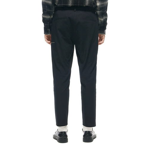 Черные модные штаны для отдыха, свободный крой