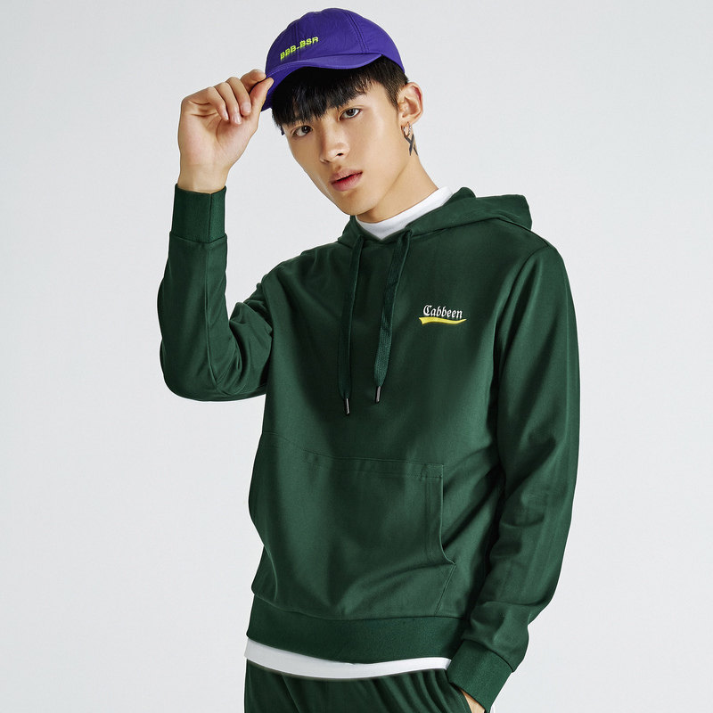 Cabbeen 卡宾 18年秋季新款 时尚男式连帽卫衣 天猫优惠券折后￥239包邮（￥339-100）3色可选