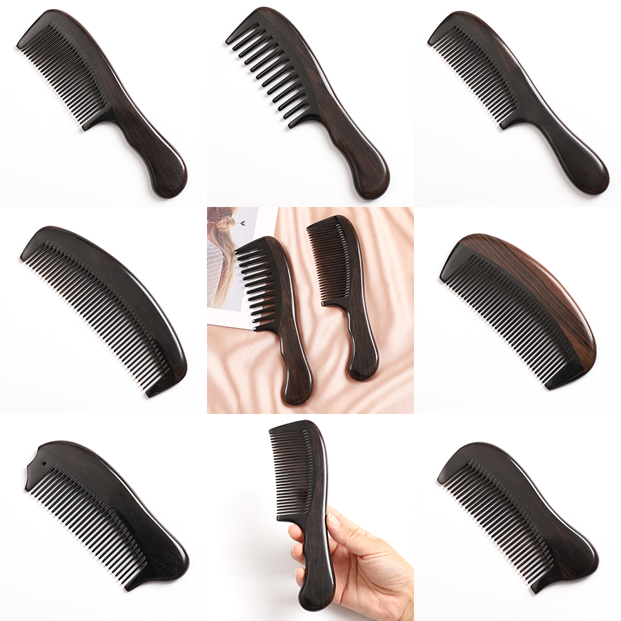 Clear Cargo Clearance Handling Microblemish Treatment Products Natural Horn Comb Home Carry-on Black Sandalwood Black Horn Comb