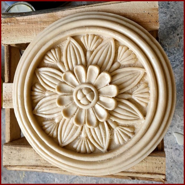 Sandstone Glass Fiber Character Round Carved relief courtyard Living room Outdoor Flower Pot Fountain Decoration Eurostyle Flowers pendant