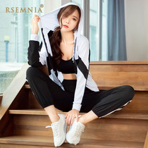 Rsemnia Korean New Yoga Clothing Female Beginner Professional Gym Running Loose Leisure Sports Set