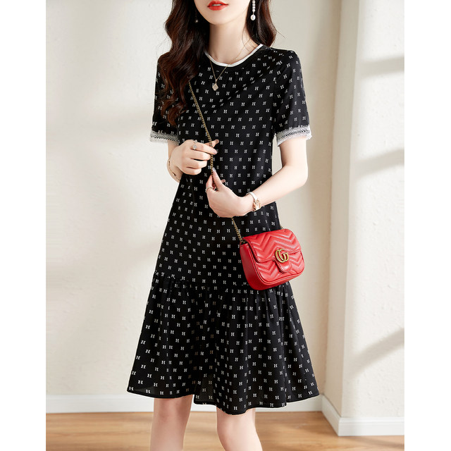 Baozi floral dress women's summer 2024 new style Korean style casual loose slimming and flesh-covering skirt high-end