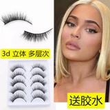 Трехмерные плотные реалистичные завивающие прозрачные накладные ресницы, 3D, популярно в интернете