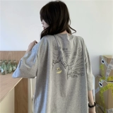 Tide, японская ретро футболка с коротким рукавом, коллекция 2023, оверсайз, в корейском стиле