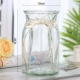 Sáng tạo đơn giản trong suốt bình thủy tinh văn hóa hoa khô hoa lily phong phú tre bình phòng khách trang trí - Vase / Bồn hoa & Kệ