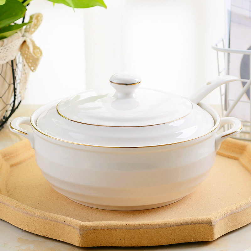 Ceramic large-capacity lard pot oil pot bottle oil pot jar chili oil bean paste pot household large ceramic seasoning pot