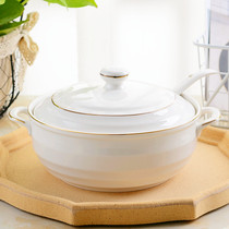 Ceramic large capacity pig oil tank oil bottle oil tank jar chili bean paste bean paste jar household large ceramic seasoning tank