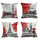 2pcs/setFlaxSquareSofaThrowCushionCoverPillowCase