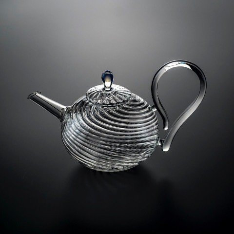 Japanese writer Takata Mummiki Teapot heat-resistant glass teapot cloud corrugated Newsoloist tea set to borrow emuni streaming cloud