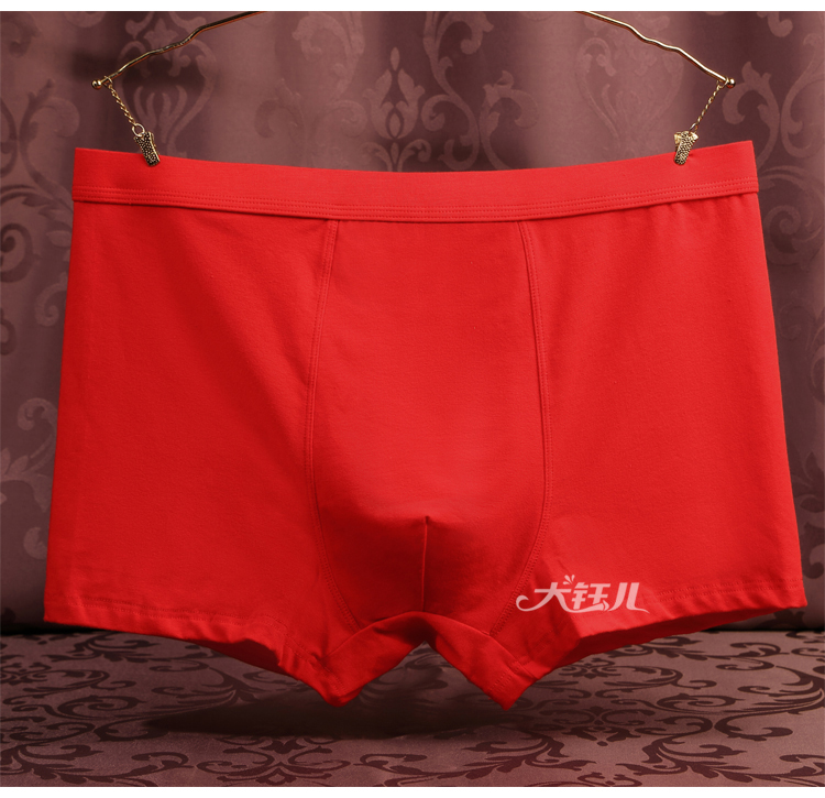 Đồ lót nam trung niên và già, béo góc phẳng, ông già, cha, bông, quần rộng, phân bón, XL, 200 kg quần lót nam tam giác