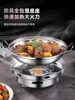 Solid Alcohol Stove Small Hot Pot Dry Pot Cookware Household Stove Alcohol Pot Small Stainless Steel Pot Special Open Flame Stove