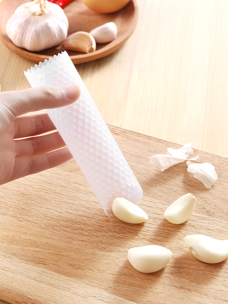 Silicone garlic peeler Household manual garlic peeler Garlic peeler Garlic press Kitchen garlic peeler artifact