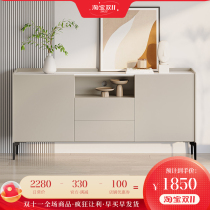 Sideboard ultra-thin modern minimalist kitchen cabinet side cabinet Italian minimalist porch cabinet locker living room locker
