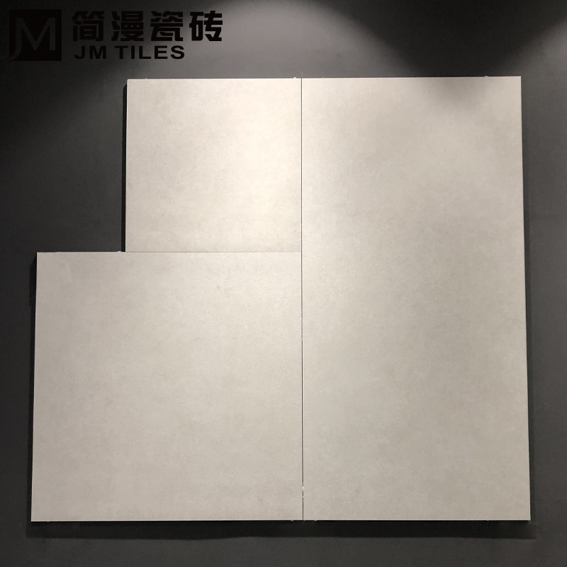 Minimalist Silent Breeze Beige Grey Micro Cement Tiles 750x1500 Vegetarian Color Living-room Makeup room Kitchen Tiles 60