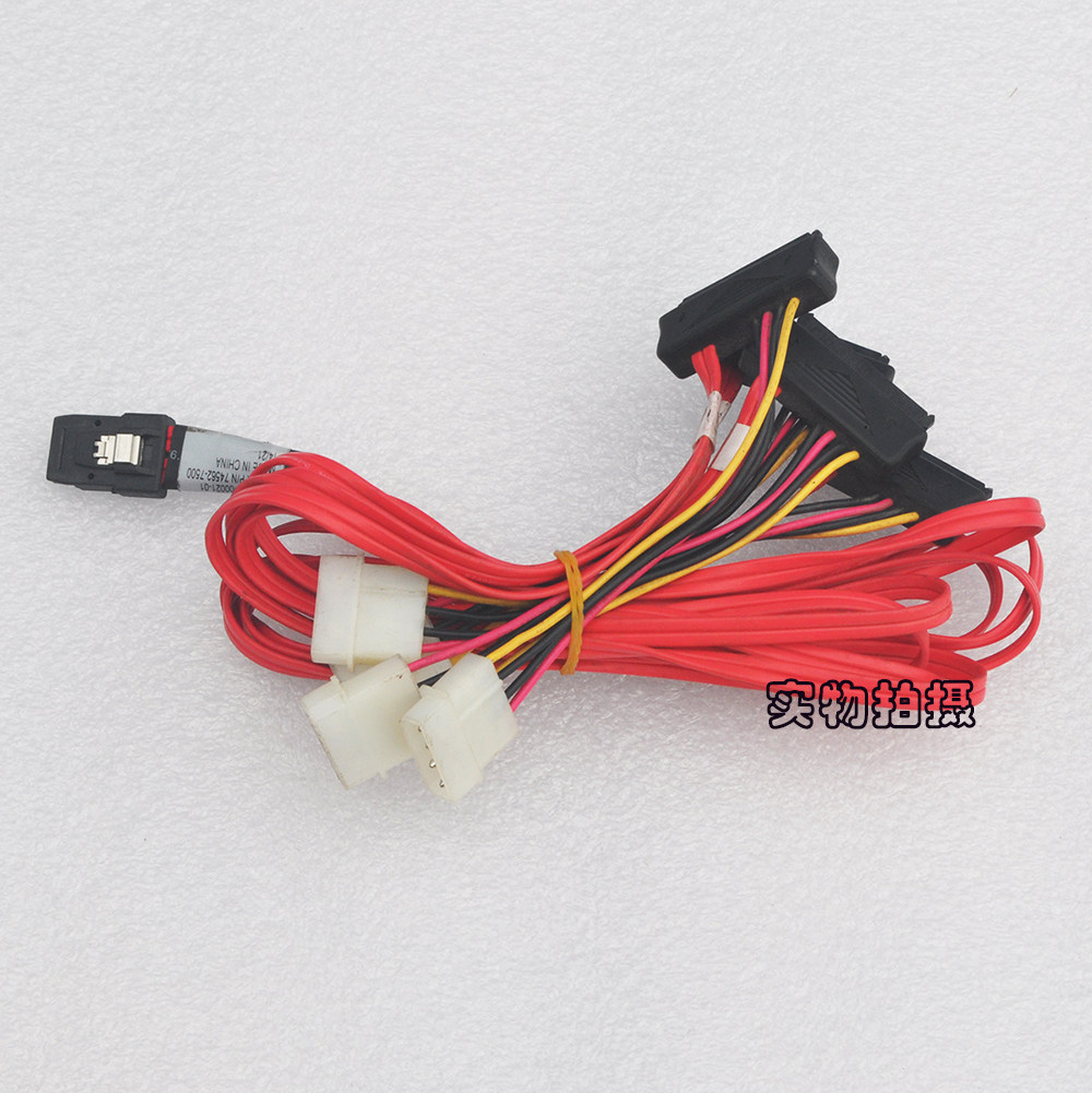 Mini SAS SFF8087 to 8482 4 2 SAS SATA D port large 4Pin line