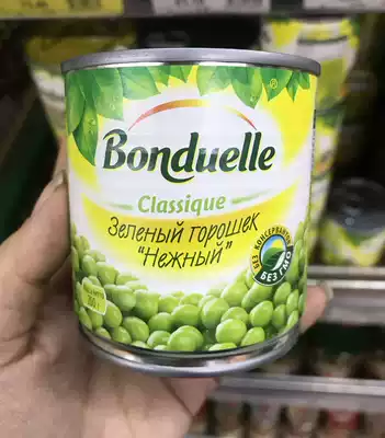 Russian imported food vegetables green beans canned Dutch beans ready to eat 125g