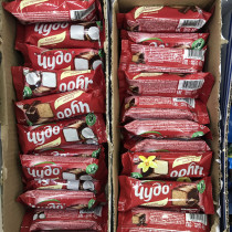 Russian supermarket purchase Чудо brand yogurt stick ice cream wafer milk bar Сырок