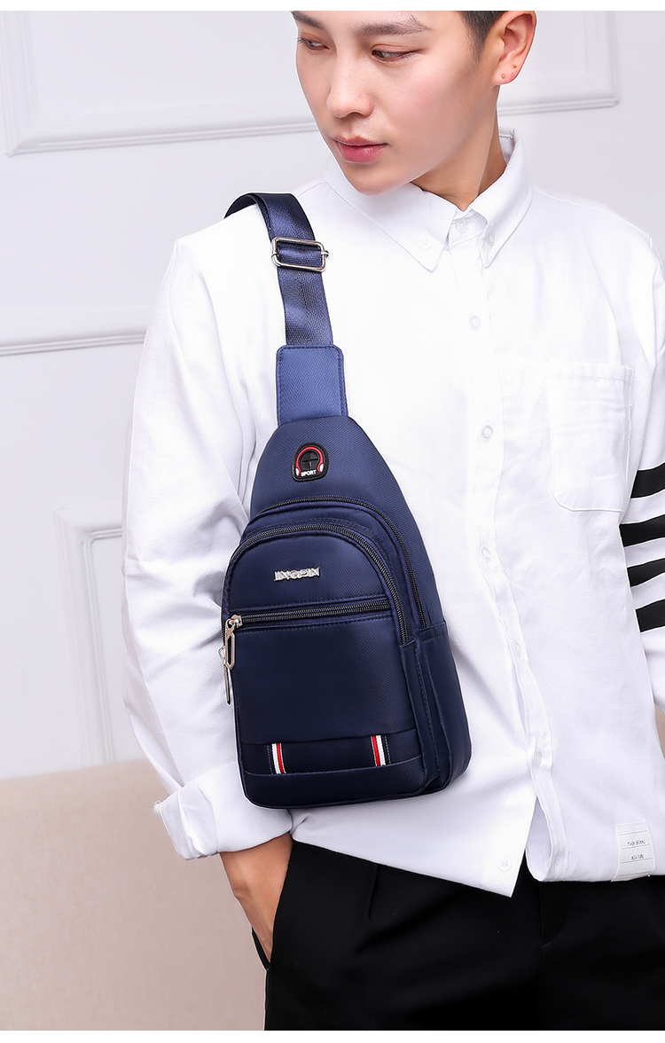 2019 mới túi ngực nam túi đeo vai messenger túi giản dị chéo túi Oxford vải ngực túi chéo túi nhỏ - Túi của con người túi lyn