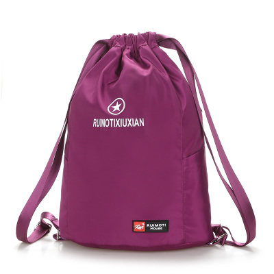 Swimming Bag Dry And Wet Separation Containing Double Shoulder Bag Men And Women Sports Beach Bag Students Bunches Waterproof Draw Rope Wrap