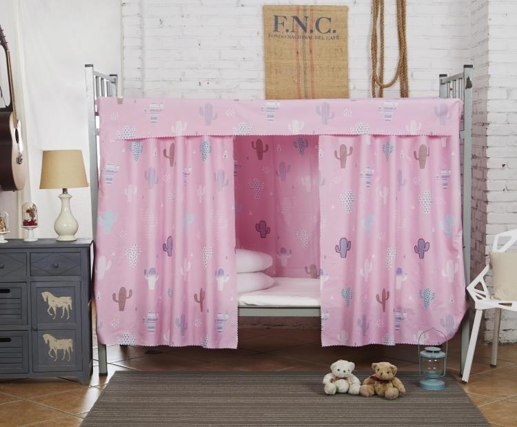 Học sinh giơ rèm cửa phòng ngủ ký túc xá che giường ngủ manti mét cao dưới bàn 1,6 m 1,7 m 1,8 Rèm - Bed Skirts & Valances rèm treo giường