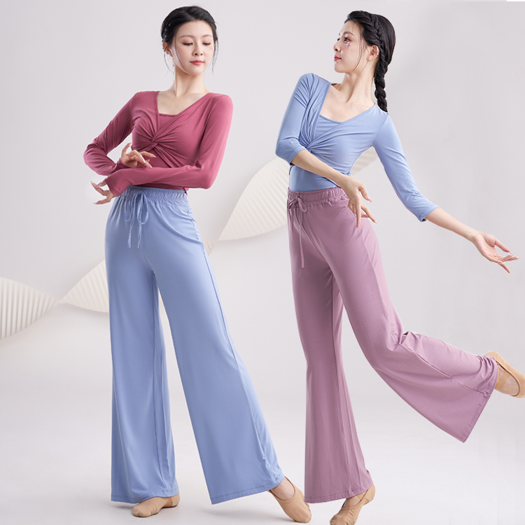 跳舞时裤子卡裆比如如啥办。这条阔腿裤太救急了✨