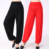 Modal square dance bloomers yoga pants womens dance pants summer loose wide-leg pants yoga tai chi practice pants