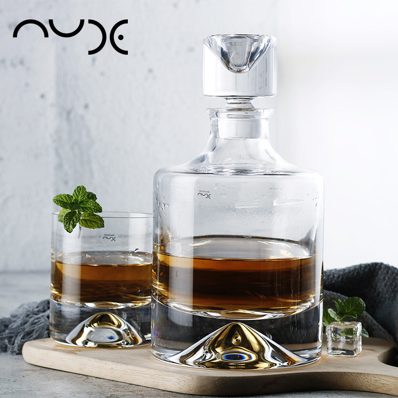 Nude Turkey Imports of crystal glass whisky wine glasses Beer Glasses Wine Bottles for Home Wine Glasses