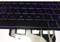 New HP HP 15-DK 15-dk0125tx TPN-C141 Backlit Keyboard Purple Green Silver
