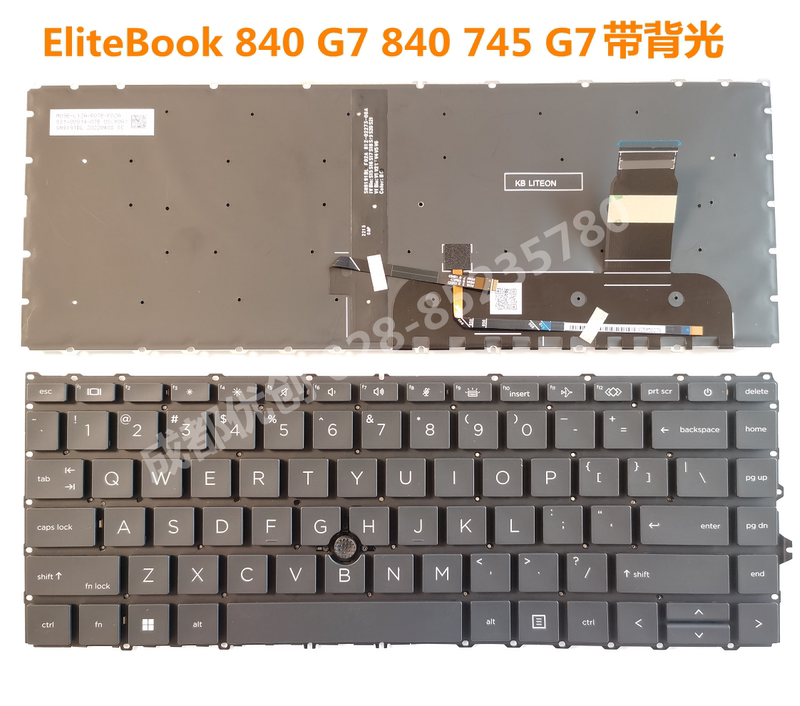 Suitable for the New Hp Elitebook 840 G7 840 745 G7 Notebook Keyboard Backlight Suitable for the New Hp Elitebook 840 G7 840 745 G7 Notebook Keyboard Backlight
