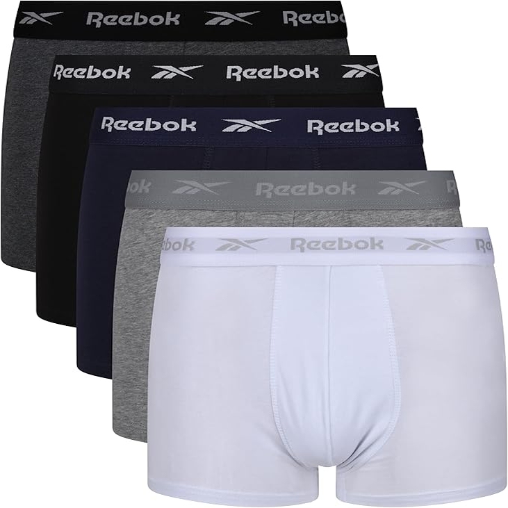 Reebok Five-Pack Boxer Briefs Recommended by the Store Owner, Better Quality Than C//K!