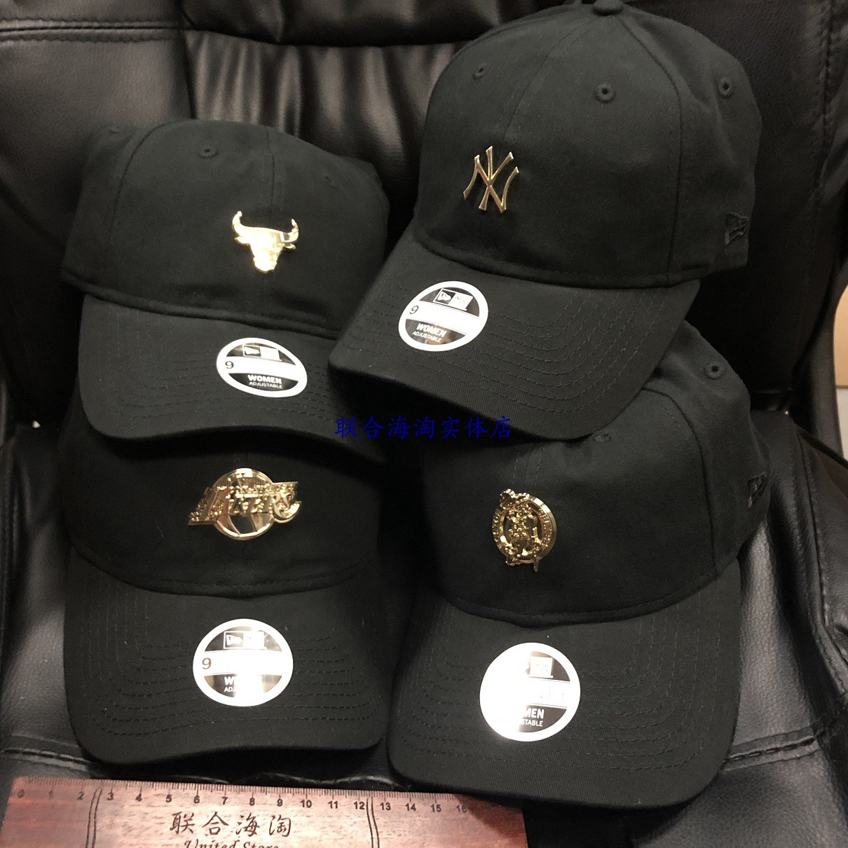 MLB Baseball Cap NEW ERA Yankees NY Adjustable LA Soft Top Curved Cornice Hat Metal Small Label