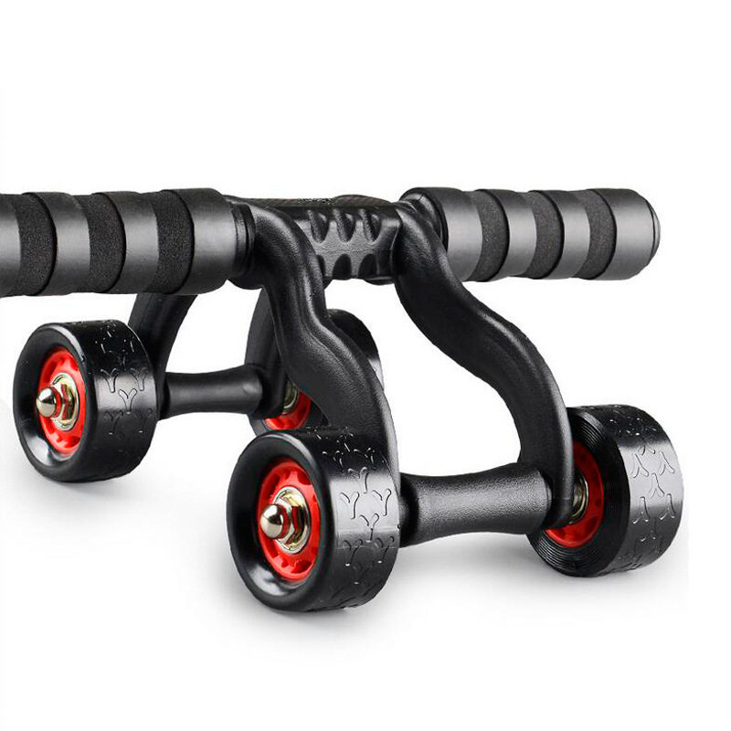 Bodybuilding wheel bearing roller belly machine female men's home fitness equipment closeout exercise equipment for four rounds of ababs