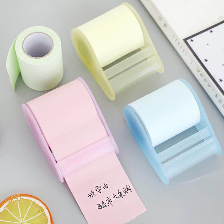 Creative stationery convenience stickers to facilitate adhesive tape seating type with heart stickers Tear Convenience Stickler Sticker Convenience Stickler