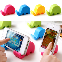Super cute elephant mobile phone tablet computer holder small elephant nose multifunctional mobile phone holder furnishings