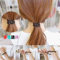 South Korean large number telephone line hair ring Zhair rubber band Korean version Candy Color Head Rope Hair Rope Hair accessories Hair Accessories