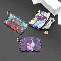 Zero Wallet Handmade Coin Bag Han Edition Cute Individuality Little Freshener Super Slim Student Zipped Wallet Key Bag