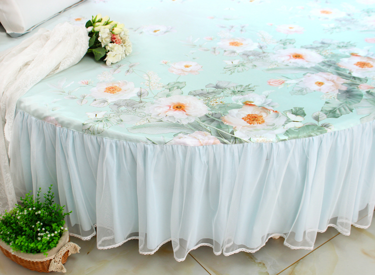 Mới giường tròn mat mùa hè mat điều hòa không khí ghế mềm có thể giặt băng lụa mat đôi mat 2 m - Thảm mùa hè chieu tre 1m6