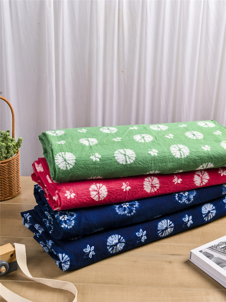 [If] Pure Cotton Fabric Handmade Tie-Dyed Elegant Nature Widely Used