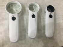 Handheld 15X magnifier LED lamp 5 times Magnifier Jewellery Jade Print Appraisal Magnifier 40 times enlarged