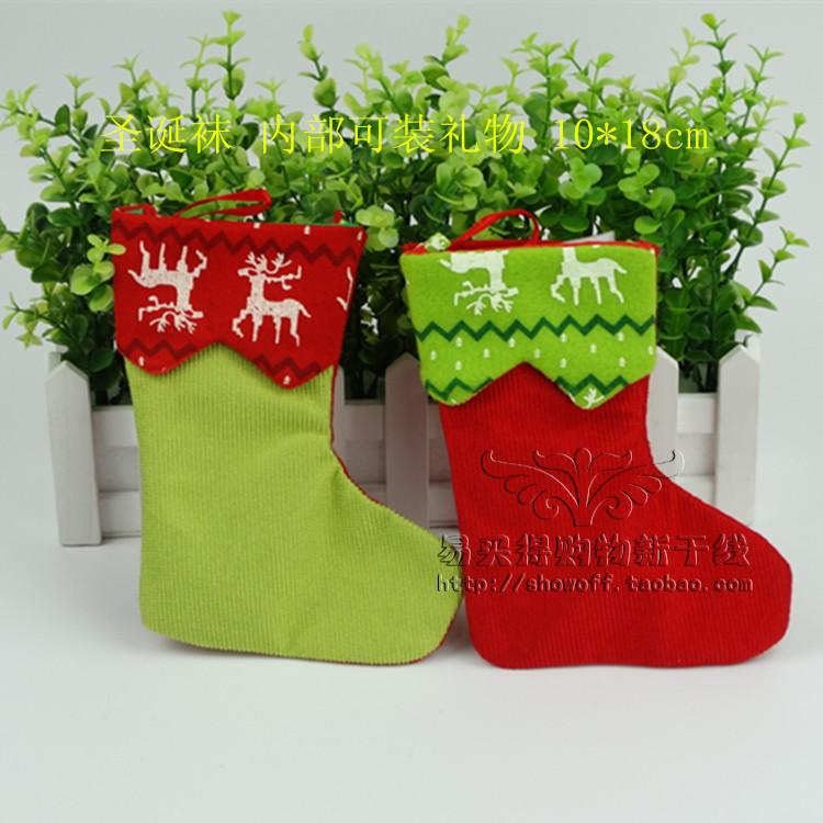 Christmas Sox Christmas decorations Gift bags Christmas old man socks Christmas small gift Gift bags Christmas cloth bags