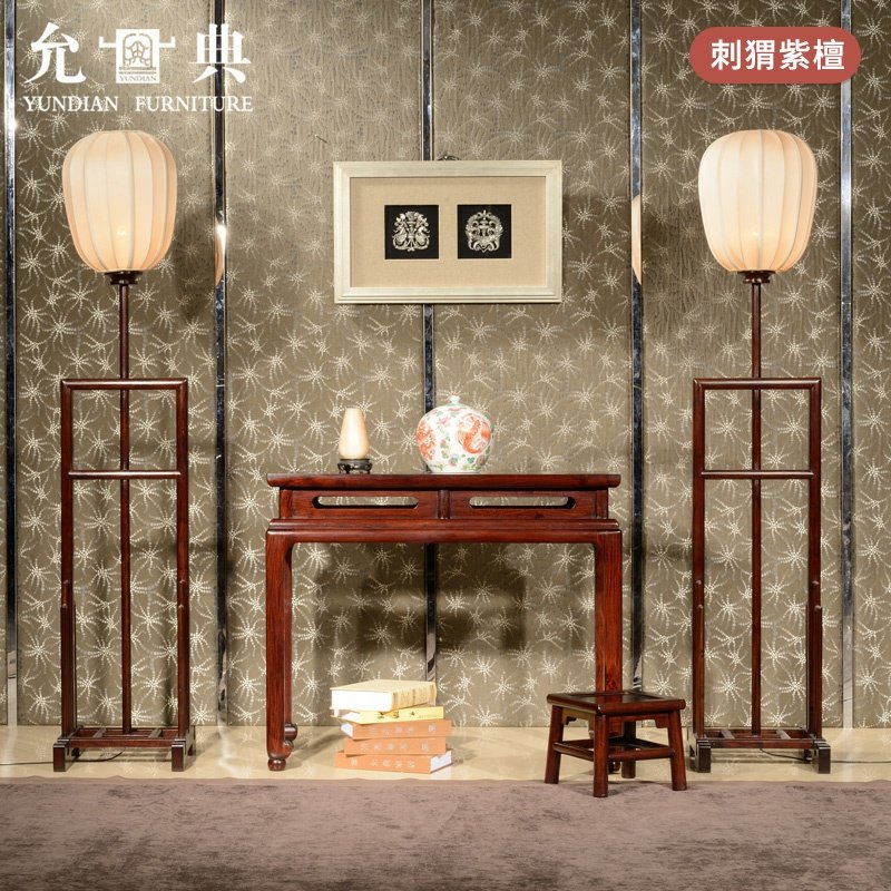 Allows the redwood furniture flower pear hedgehog 10 type strip several side tables for the antique tables all solid wood