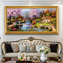 Pure hand painted European-style oil painting Thomas scenery landscape Landscape Landscape Painting Villa Sofa Background Wall Guest Restaurant Decoration Painting