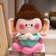 Lotus Heshi Little Buddha Trailer Plush Keychain