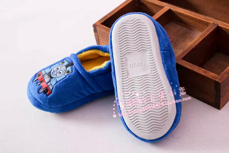 Pantoufles enfants en suède pour hiver - semelle plastique - Ref 1005039 Image 14