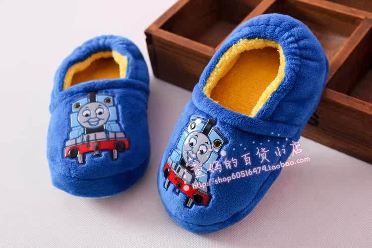 Pantoufles enfants en suède pour hiver - semelle plastique - Ref 1005039 Image 9