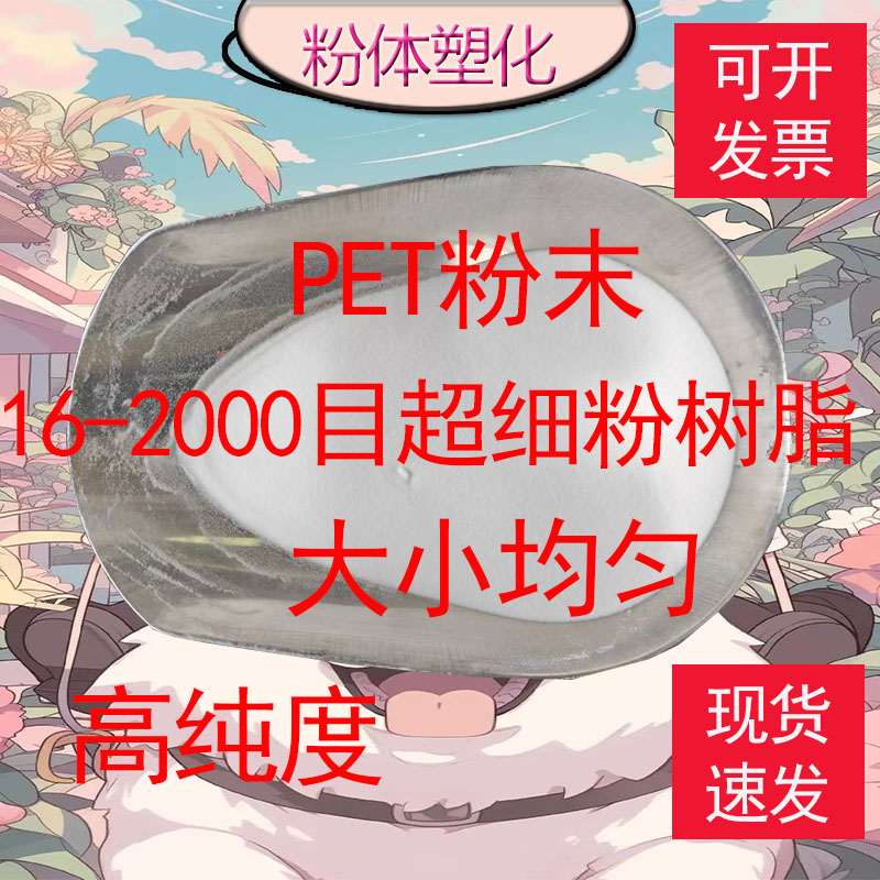 聚对苯二甲酸乙二醇酯PET粉末16-2000目超细粉树脂 原料颗粒粉末