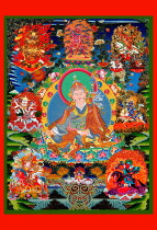 Knot Edge Clear Precious Nima Protection Law St. Crowdilian Peanut Buddhas bodhisattva portrait papier Double face