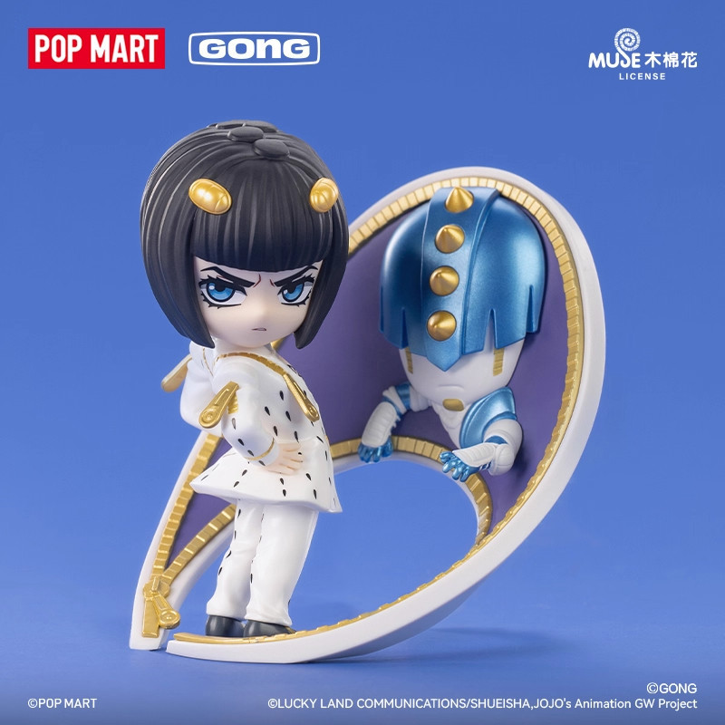 Authentic Popmart X Resonance Jojo's Bizarre Adventure Golden Wind Blind Box Figure Gift