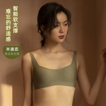 1 2 cups square collar cloud with no size comfort half a cup bra jelly strip lingerie comfortable naked bra