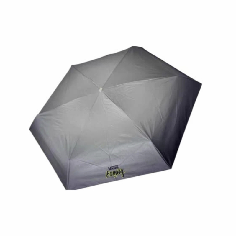 Vans Family Genuine Silver-Gray Sunshade Capsule Umbrella, Portable and Easy to Store, Suitable for Both Sunny and Rainy Days